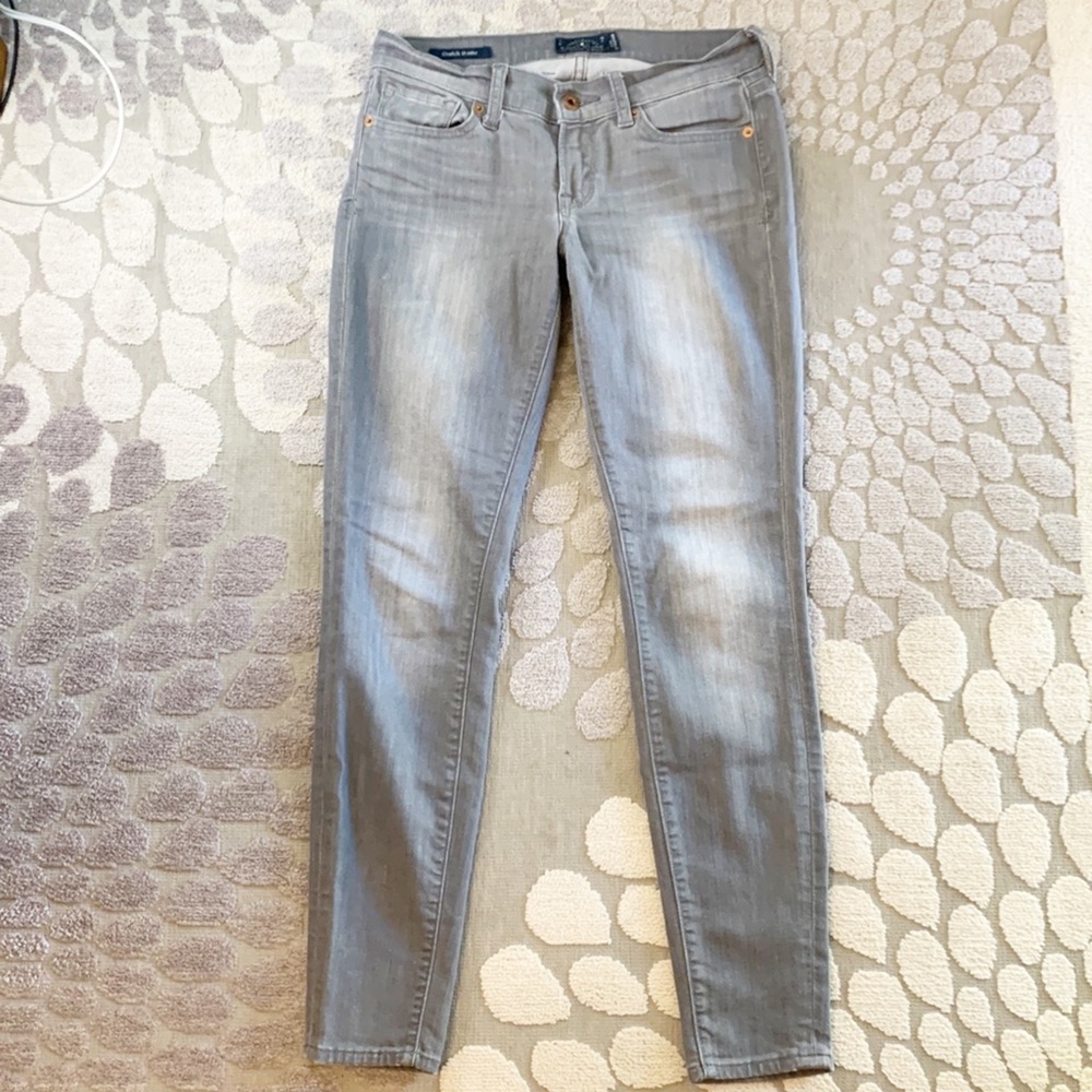 Lucky Brand Women’s Gray Charlie Skinny Jeans (Size 26) - Picture 1 of 7